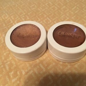 Colourpop highlighter and bronzer